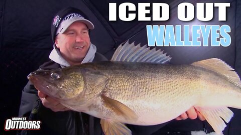 Iced Out GIANT Lake Erie WALLEYE