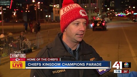 KCPD: 'Hundreds and hundreds of police officers' at parade