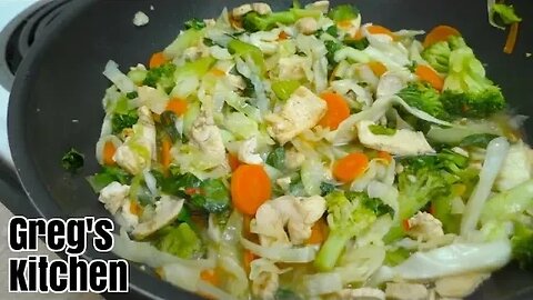 Cap Cay Chicken and Vegetables Recipe