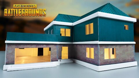 PUBG MOBILE - MAKE SQUAD HOUSE PUBG FROM FOAM BOARD | Pubg In Real Life