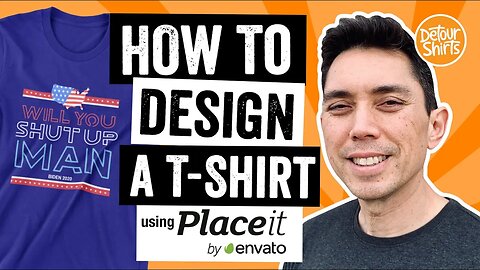 How to Design a TShirt with Placeit! An easy step by step shirt tutorial for beginners. All online.