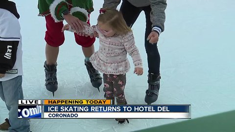 Make-A-Wish teams with Hotel Del Coronado for ice skating during holidays