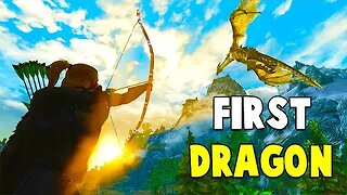 MY FIRST DRAGON - Skyrim Playthrough