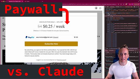 Can Claude Bypass a Paywall?