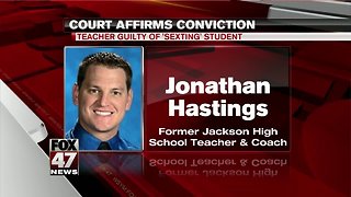 Teacher guilty of sexting student