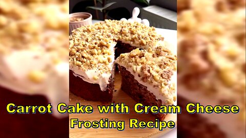 Carrot Cake with Cream Cheese Frosting Recipe-رسپی کیک هویج با کرم فراستینگ #NAZIFOOD