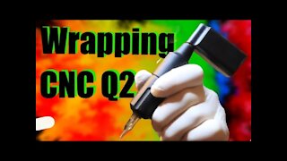 👀How to wrap your CNC Q2!! ✅ Or any pen style tattoo machine!! 👀