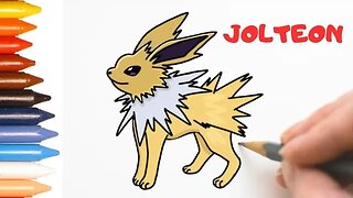 COMO DESENHAR JOLTEON POKÉMON - FÁCIL #pokemon #jolteon #pokémon