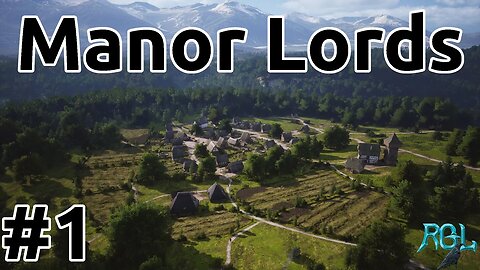 Manor Lords - 1 - Full Gameplay Livestream