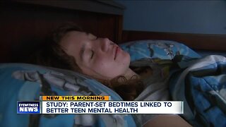 Study: Parent-Set betimes linked to better mental health in teens