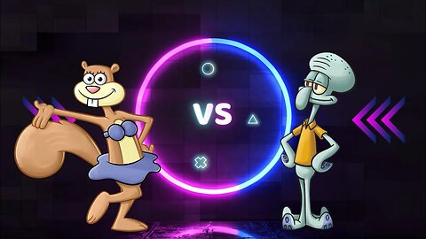 Game battles. 8 Season: SpongeBob SquarePants. 3 Episodе: Sandy Cheeks vs Squidward.