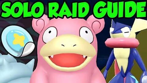 SLOWBRO SOLOS GRENINJA! Solo Greninja Raid Guide | Pokemon Scarlet and Violet 7 Star Raid Guide!