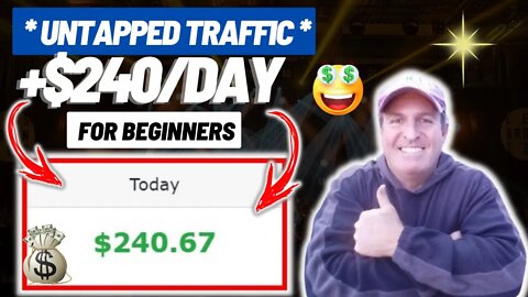 Untapped Traffic Method To Earn +$240 Per DAY! (Affiliate Marketing For Beginners) #shorts