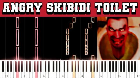 Angry😡Skibidi Toilet - Aggressive Piano Tutorial