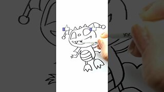 How to Draw and Paint Henry the Hugglemonster