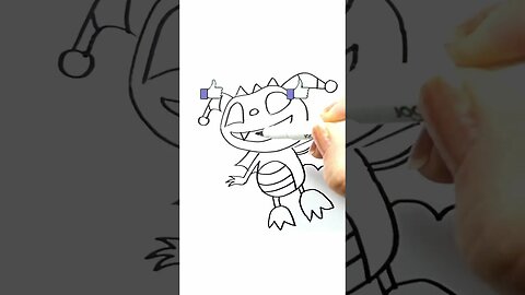 How to Draw and Paint Henry the Hugglemonster