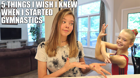 5 Things I Wish I Knew When I Started Gymnastics | Whitney Bjerken
