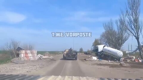 Fresh armored personnel carriers arrived on the territory of the LNR