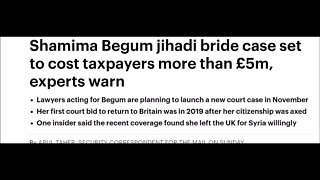 13th Sept 2022 – Why Shamima Begum should be allowed back to the UK