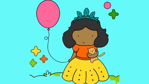 Shortsbetter Princess coloring | Picture coloring pages | Learn how to color tutorial for beginners