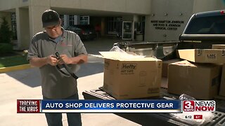 Auto Shop Delivers Protective Gear
