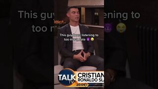 Even Cristiano Ronaldo listens to Andrew Tate 👑 #cr7 #andrewtate #shorts