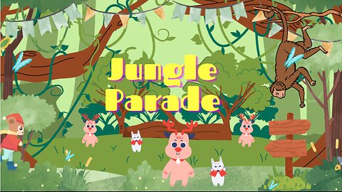 Animal Parade | Kids learning | kids Rhymes, songs | Learn with Fun | Happy kids animal song