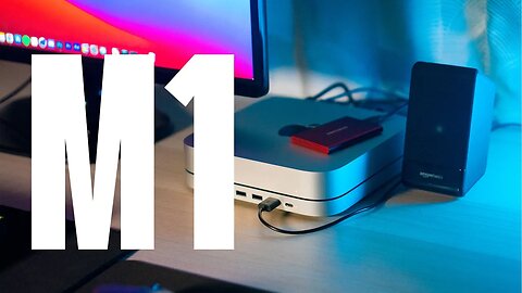 Apple "M1" Mac Mini Unboxing + Accessories! (2021)