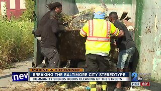 Baltimoreans work together to clean up negative reputation