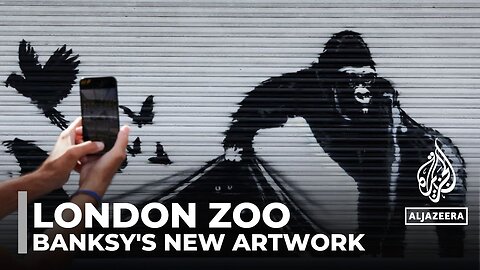 Banksy's new London Zoo artwork features gorilla freeing captive animals