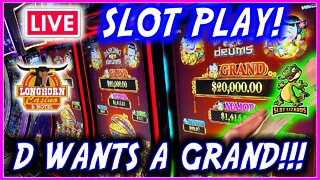 🔴 MORE LIVE SLOTS! LANDING 3 MONSTER JACKPOTS! LET'S GO! LONGHORN CASINO!