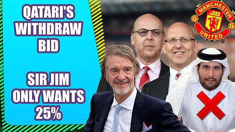 Sheikh Jassim withdraws bid for Manchester United - Sir Jim Ratcliffe to complete deal for 25%