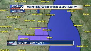 Winter Weather Advisory in effect until 10 a.m.