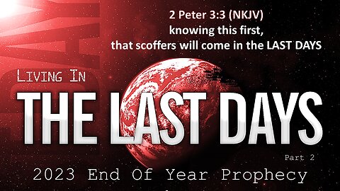 "Live" "Living In The Last Days" part 2 Pastor Greg Blanc