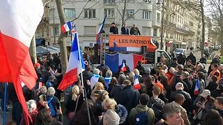 Manifestation organisée par Les Patriotes au Palais Royal à Paris le 25/03/2023 - Discours 2.