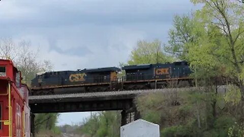 CSX L321 Local Manifest Mixed Freight Train from Lodi, Ohio April 23, 2023