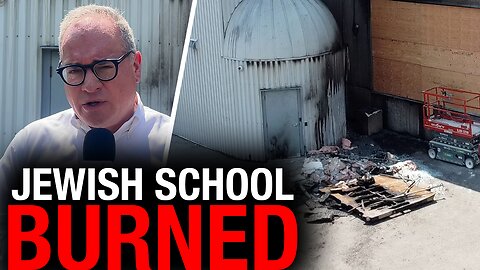 Toronto Police claim a homeless man torched a Jewish school — we have video proof they’re lying
