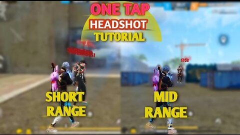 How to get perfect heatshot in long range + mid range / Freefire mey heatshot kaise marey