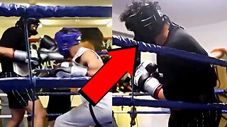 SALT PAPI SHOWS OFF NEW BOXING SKILL IN SPARRING FOOTAGE