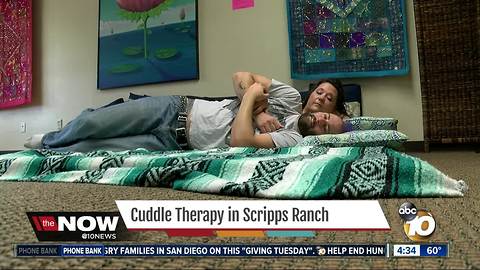 Cuddle therapy offered in Scripps Ranch