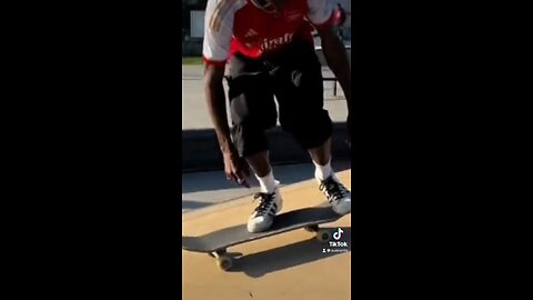 Very cool skateboarding tricks.