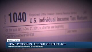 Some residents left out of Relief Act