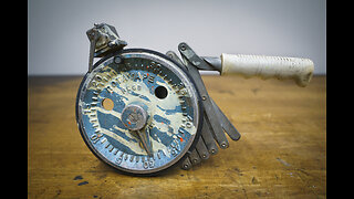 Vintage measuring wheel Rotatape restoration