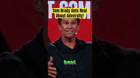 Quarterback Tom Brady gives an inspirational talk about adversity on the @PBDPodcast #shorts