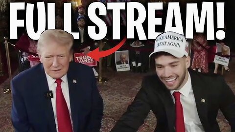 Donald Trump and Adin Ross FULL STREAM (8/5/24)