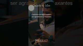 Cantinhos de leitura podem ser agradáveis e relaxantes