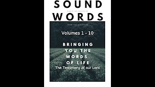 Sound Words, The Testimony of our Lord