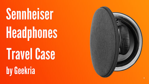 Sennheiser Over-Ear Headphones Travel Case, Hard Shell Headset Carrying Case | Geekria