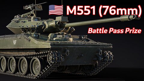 Sheridan Chassis, Bulldog Gun?! ~ 🇺🇸 M551(76) Devblog [War Thunder "Airborne General" Battle Pass]