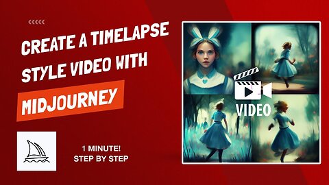 Midjourney - How To Create A (Timelapse) Video